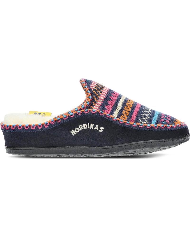 Calzado de casa NORDIKAS de Mujer PANTUFLAS SCOTT 1502 MARINO Calzado de casa NORDIKAS de Mujer PANTUFLAS SCOTT 1502 MARINO