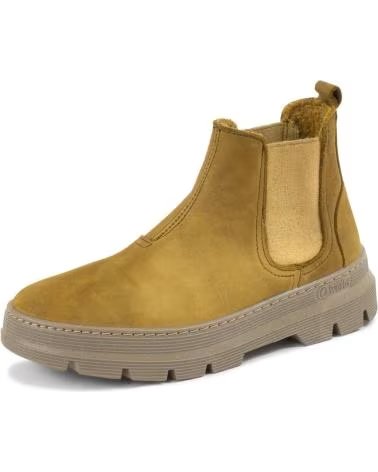 NATURAL WORLD 7182 U 55 PEONIA- BOTA UNISEX DE NAPA TIPO CHELESA CON FORRO FOREST