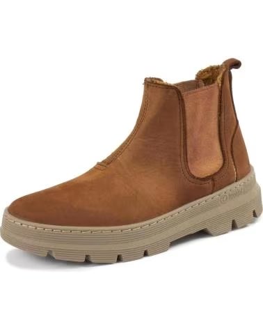 NATURAL WORLD 7182 U 55 PEONIA- BOTA UNISEX DE NAPA TIPO CHELESA CON FORRO FOREST