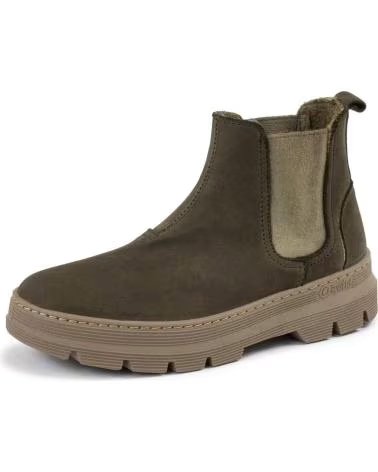 NATURAL WORLD 7182 U 55 PEONIA- BOTA UNISEX DE NAPA TIPO CHELESA CON FORRO FOREST