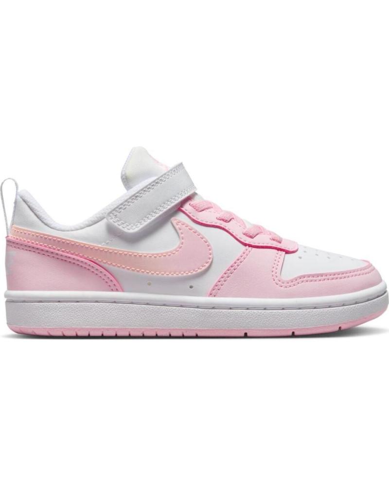 Deportivas NIKE  de Niña y Niño NIAS COURT BOROUGH LOW RECRAFT DV5457  ROSA