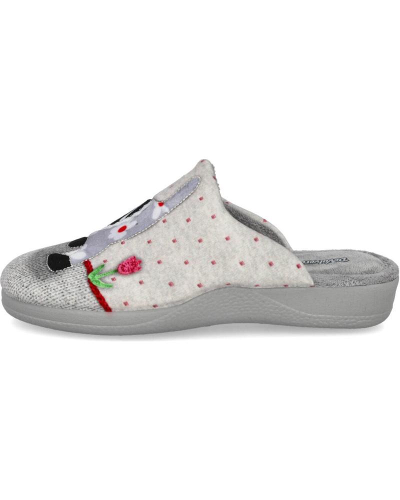 Calzado de casa DEVALVERDE de Mujer 1148 ZAPATILLAS DE CASA MUJE GRIS Calzado de casa DEVALVERDE de Mujer 1148 ZAPATILLAS DE CASA MUJE GRIS