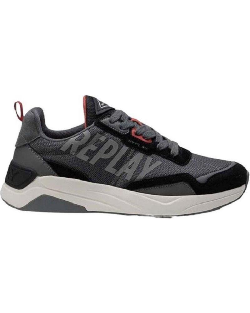 Zapatillas Deporte De Hombre REPLAY TENNET SIGN 2 RS6I0028T GRIS