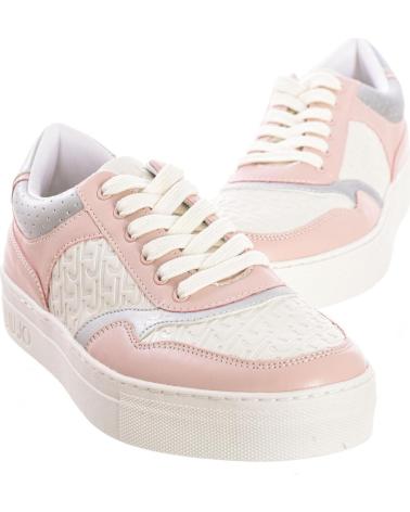 Zapatillas deporte de Mujer LIU JO ALICIA 505 - SNEAKER CLASICA MUJER ROSA-AZUL-BLANCO