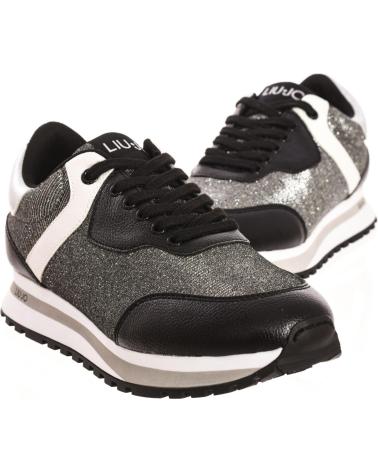 Zapatillas deporte LIU JO  de Mujer WONDER 501 - SNEAKER PURPURINA MUJER  NEGRO