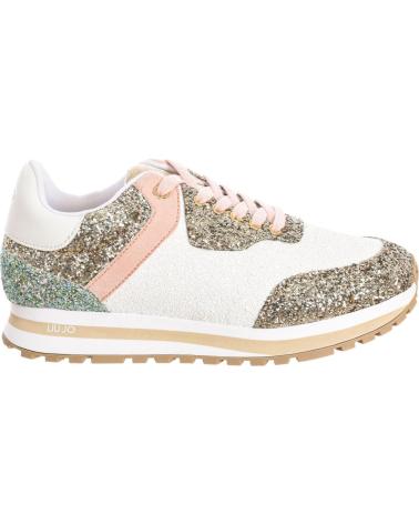 Zapatillas deporte pour Femme LIU JO WONDER 501 - SNEAKER BRILLANTE MUJER BLANCO-DORADO