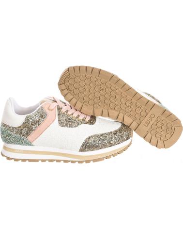 Zapatillas deporte pour Femme LIU JO WONDER 501 - SNEAKER BRILLANTE MUJER BLANCO-DORADO