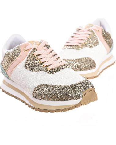 Zapatillas deporte pour Femme LIU JO WONDER 501 - SNEAKER BRILLANTE MUJER BLANCO-DORADO