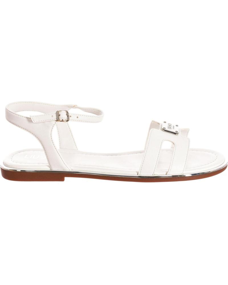 Woman and girl Sandals LIU JO SALLY 510 - SANDALIA CON CIERRE DE HEBILLA MUJER  BLANCO