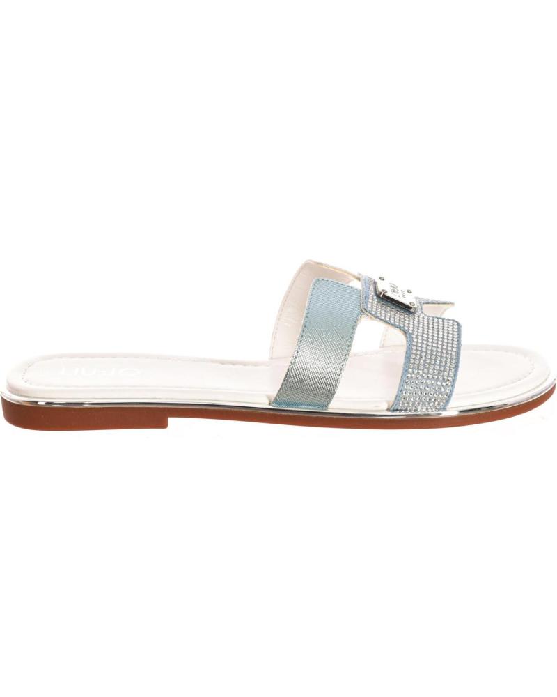 Sandalias de Mujer LIU JO SALLY 511 - SANDALIA ESTILO SLIPPER MUJER AZUL PASTEL