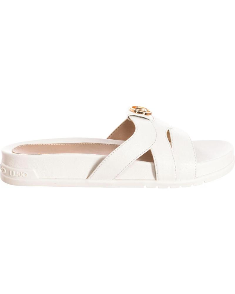 Sandalias LIU JO  de Mujer y Niña CLARA 509 - SANDALIA ESTILO SLIPPER MUJER  BLANCO