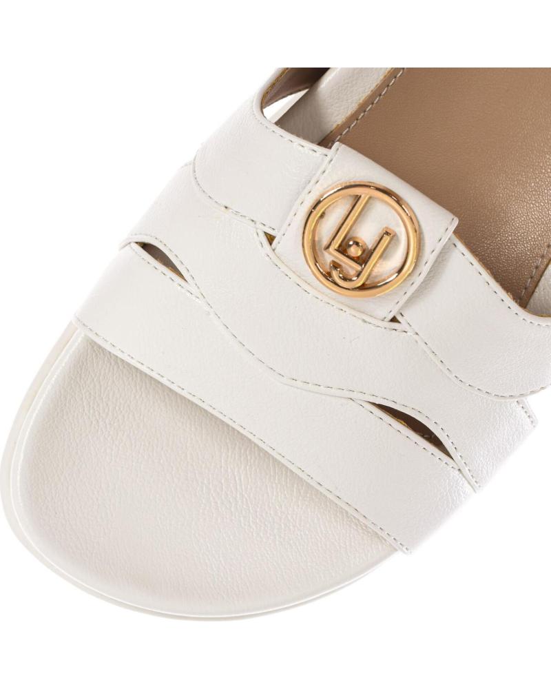Scarpe Donna LIU JO Sandali Platform Frida 20 con Intreccio e Logo Neri