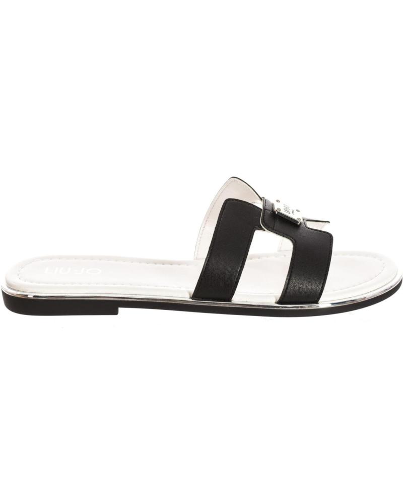 Woman and girl Sandals LIU JO SALLY 511 - SANDALIA ESTILO SLIPPER MUJER  NEGRO