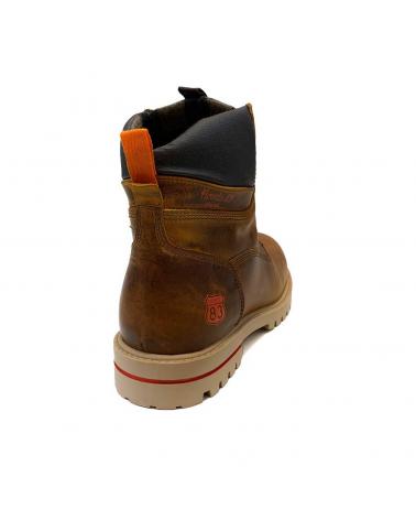 Botas De Hombre ZAPATÍSIMOS BOTíN PARA HOMBRE EN PIEL NOBUK Y CUELLO ACOLCHADO  CAMEL