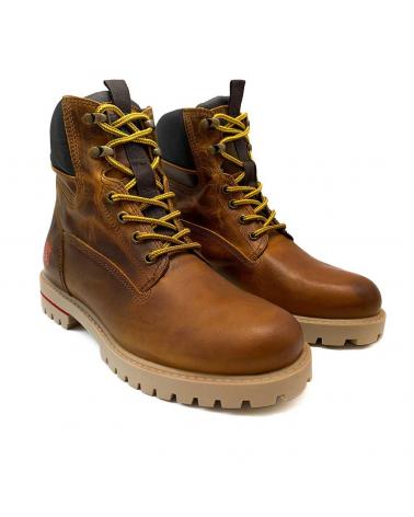 Botas De Hombre ZAPATÍSIMOS BOTíN PARA HOMBRE EN PIEL NOBUK Y CUELLO ACOLCHADO  CAMEL