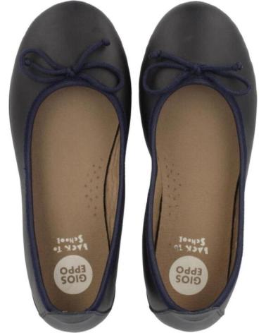 girl shoes GIOSEPPO BAILARINAS ESCOLARES EN AZUL MARINO VOLTAIRE úNICO