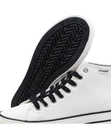 Botines D. FRANKLIN  de Mujer BOTIN ZAPATILLA DE MUJER D FRANKLIN MIK22040  BLANCO