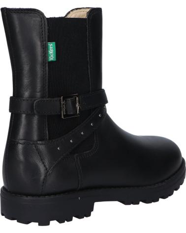 Botas de Niña KICKERS GROOZMY NEGRO