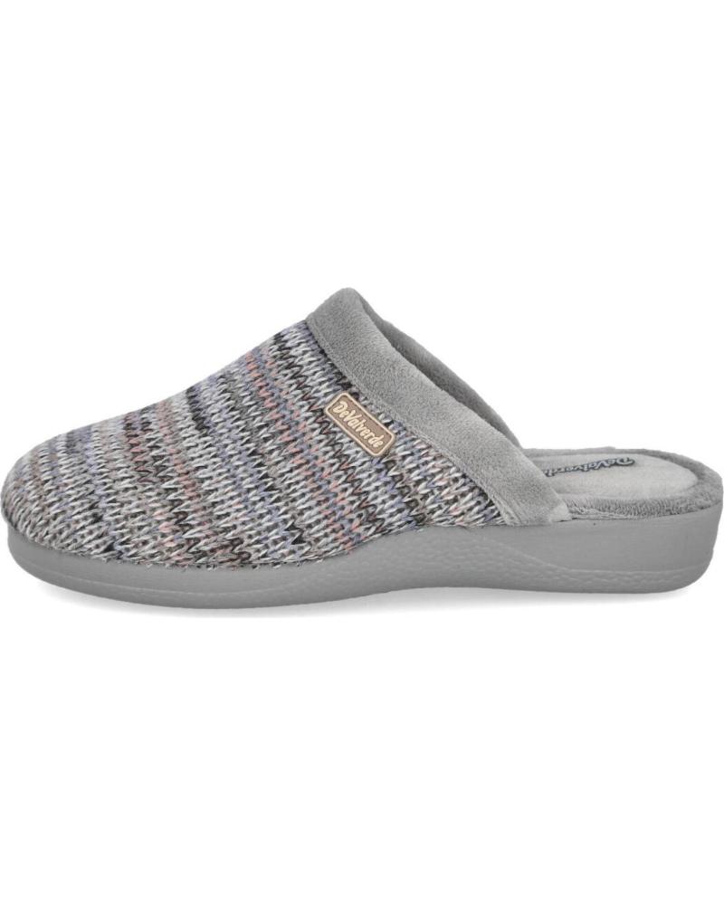 Woman House slipers DEVALVERDE 1152V ZAPATILLAS DE CASA MUJ  GRIS