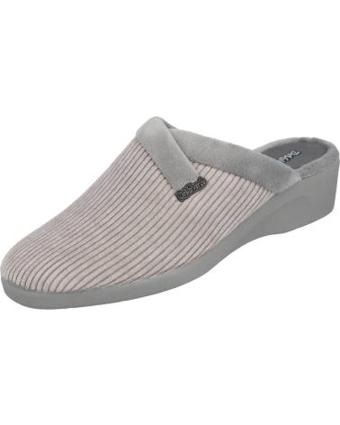 Woman House slipers DEVALVERDE 228 ZAPATILLAS DE CASA MUJER  GRIS