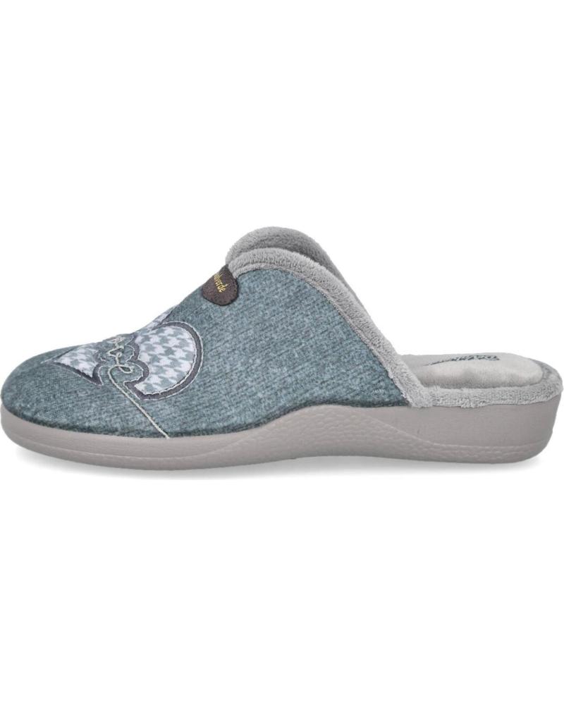 Woman House slipers DEVALVERDE 1145 ZAPATILLAS DE CASA MUJE GRIS Woman House slipers DEVALVERDE 1145 ZAPATILLAS DE CASA MUJE GRIS