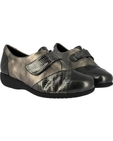 Scarpe per Donna D`CUTILLAS 53574 ZAPATOS VELCRO INVIERNO MUJER PLANTI ANTRACITA