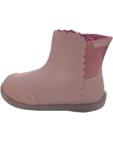 girl boots TITANITOS B500PITITA210005  ROSA