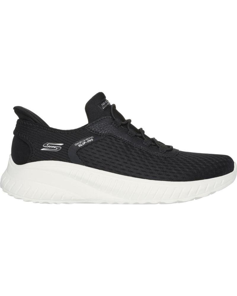 Scarpe sport per Donna SKECHERS SLIP-INS BOBS SQUADS NEGRO