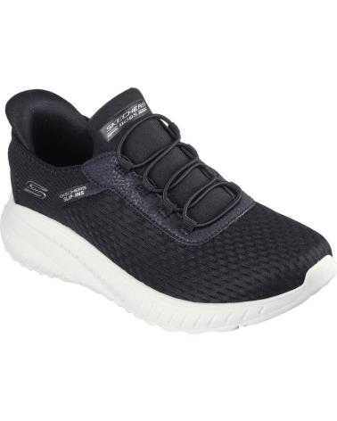 Scarpe sport per Donna SKECHERS SLIP-INS BOBS SQUADS NEGRO