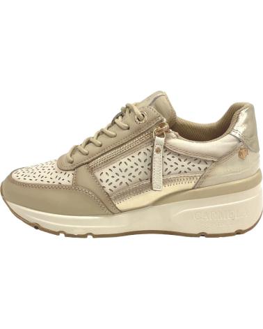 Woman Zapatillas deporte CARMELA ZAPATILLAS PIEL BEIGE  03 BEIGE
