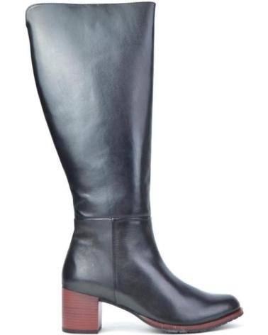 Botas de Mujer  BOTA SENORA PIEL NEGROPIEL NEGRO