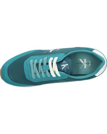 CALVIN KLEIN YM0YM00746 RETRO RUNNER 0G3 BAYOU-OIL BLUE-CREAMY WHITE