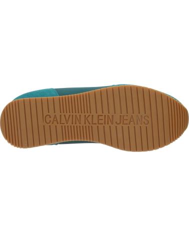 CALVIN KLEIN YM0YM00746 RETRO RUNNER 0G3 BAYOU-OIL BLUE-CREAMY WHITE