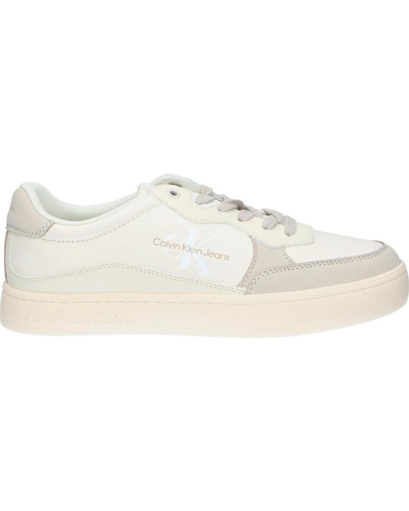Zapatillas deporte CALVIN KLEIN pour Homme YM0YM00885 CLASSIC CUPSOLE 0GF CREAMY WHITE-EGGSHELL Zapatillas deporte CALVIN KLEIN pour Homme YM0YM00885 CLASSIC CUPSOLE 0GF CREAMY WHITE-EGGSHELL