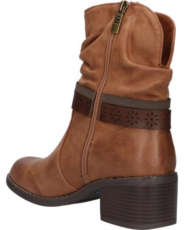 Botas de Mujer MTNG BOTINES DE TACON MUSTANG 52764 CUERO MARRóN