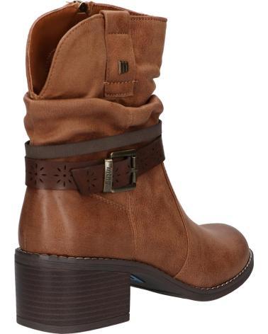 Botas de Mujer MTNG BOTINES DE TACON MUSTANG 52764 CUERO MARRóN