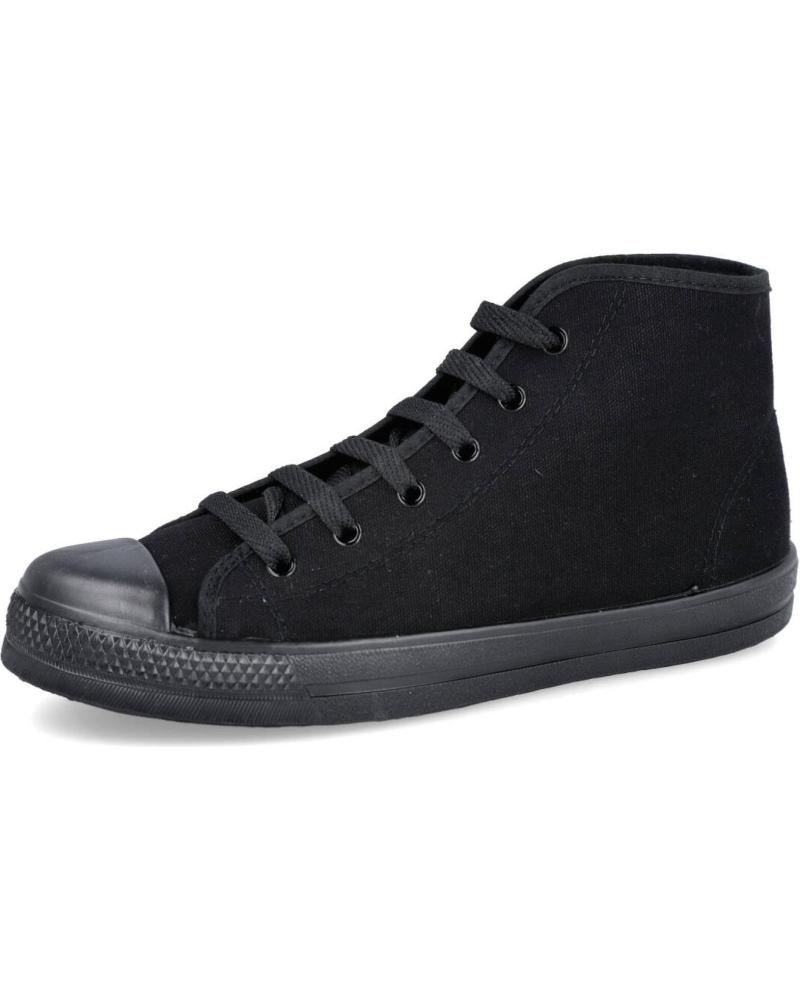 Botines de Hombre L&R SHOES 0388 BOTAS LONA COSTALERO HOMBRE NEGRO