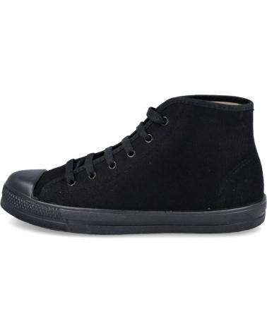 Botines de Hombre L&R SHOES 0388 BOTAS LONA COSTALERO HOMBRE NEGRO