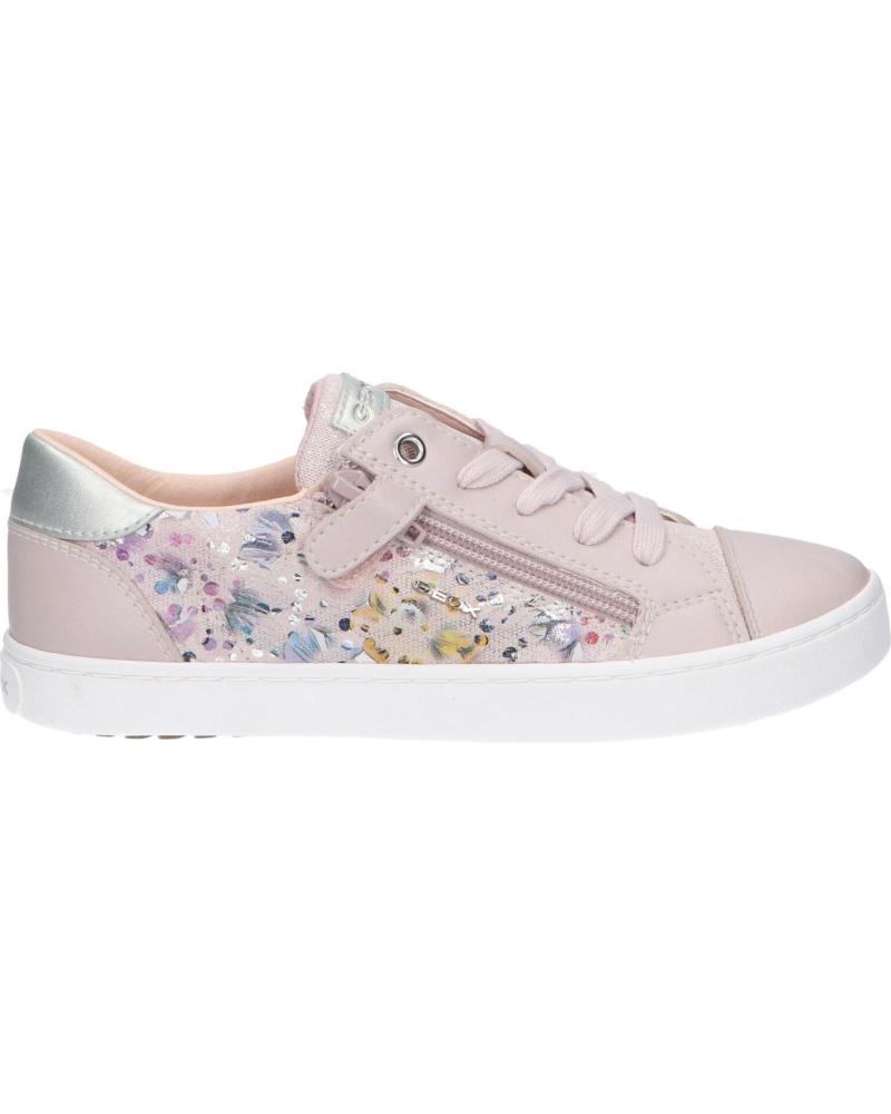 Geox B Kilwi Girl B | Scarpe Ginnastica Bimba 0-24 Mesi | Sneaker Mid-Cut In Scamosciato