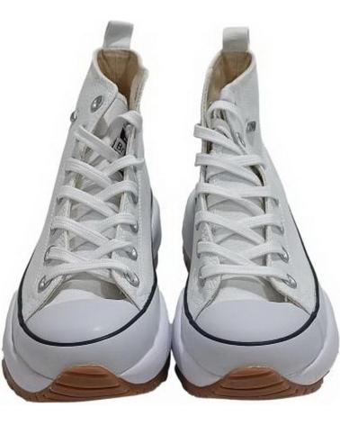 Zapatillas deporte de Mujer  BOTIN DE LONA CON PLATAFORMA BLANCO