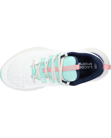 Woman sports shoes LACOSTE 42SFA0070 RUN SPIN  WB8 OFF WHT-LT BLU