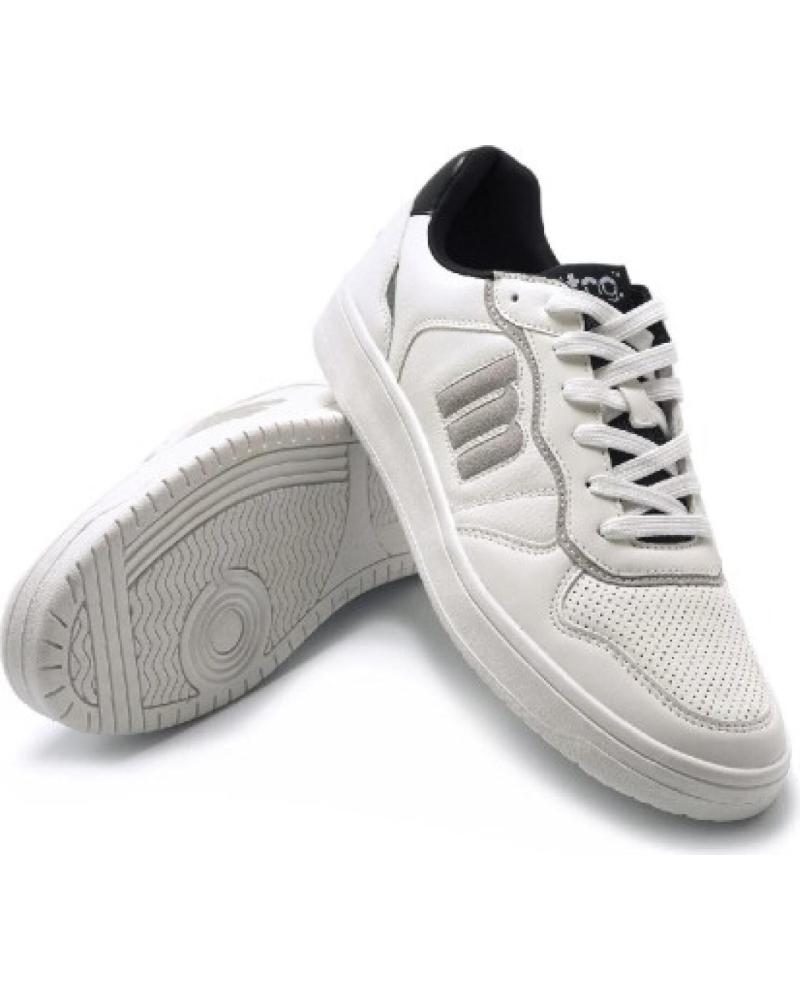 Mtng Zapatillas Mustang Hombre Blancas Zapatillas-casual-para