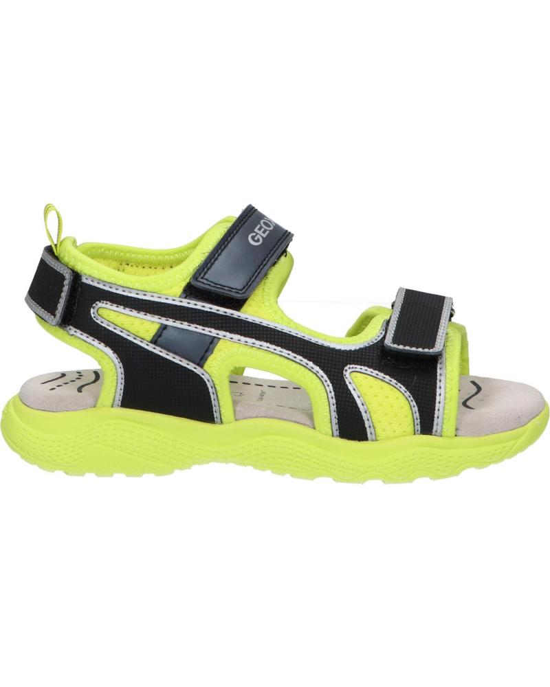Sandalias GEOX  de Niño J35GPA 014CE J SANDAL SPLUSH  C3707 LIME-BLACK