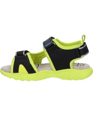 Sandalias GEOX  de Niño J35GPA 014CE J SANDAL SPLUSH  C3707 LIME-BLACK
