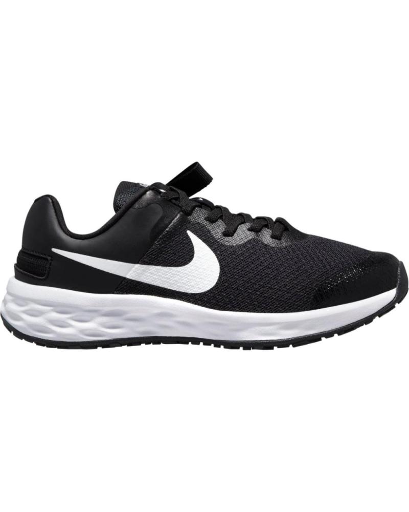 Woman and girl and boy Trainers NIKE DEPORTIVA REVOLUTION 6 FLYEASE DD1113  NEGRO BLANCO