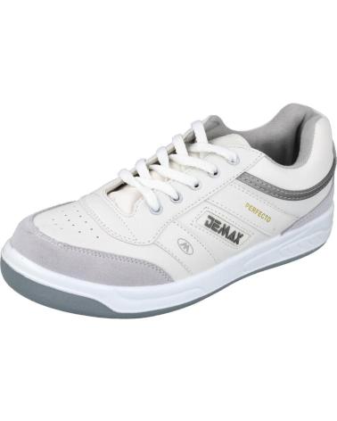 Zapatillas deporte de Hombre L&R SHOES P800-16B ZAPATILLAS DEPORTIVAS HOMBRE BLANCO GRIS