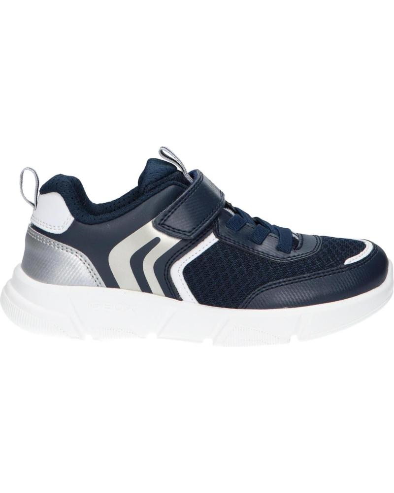 Sportif GEOX  pour Garçon J16DMA 0CE14 J ARIL  C0673 NAVY-SILVER