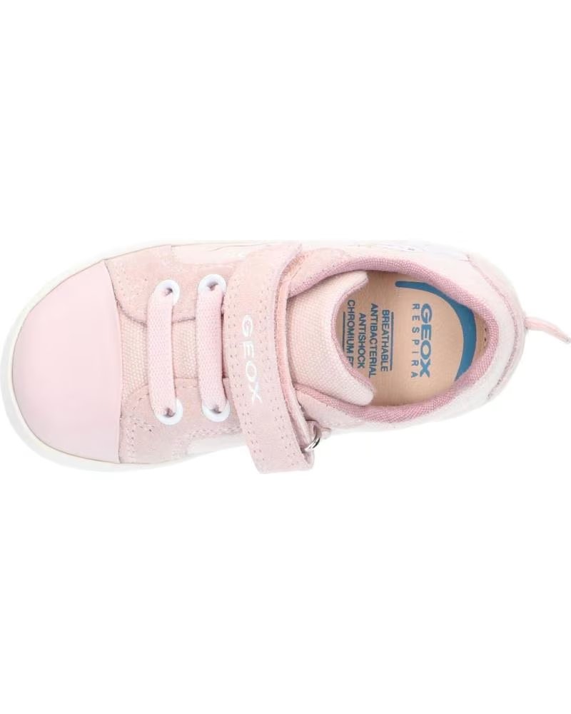 Geox Kilwi Girl C Sneakers – Für Baby-Mädchen, Mit Wal-Motiv, Atmungsaktiv & Flexibel, Klettverschluss