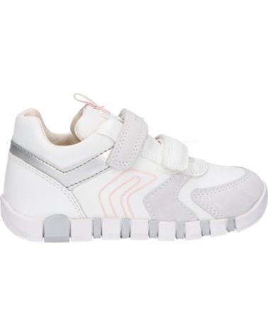 Sneaker GEOX  für Mädchen B3558C 022AS B IUPIDOO  C1Z8W WHITE-LT ROSE