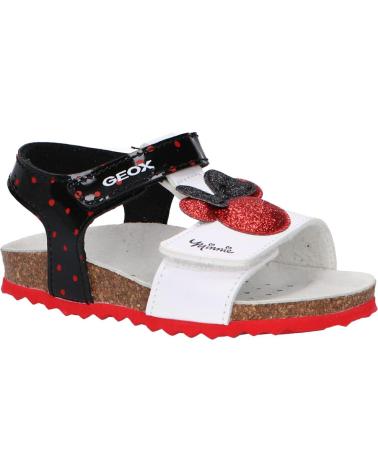 Sandálias de Menina GEOX B SANDAL CHALKI GIRL BLANCO